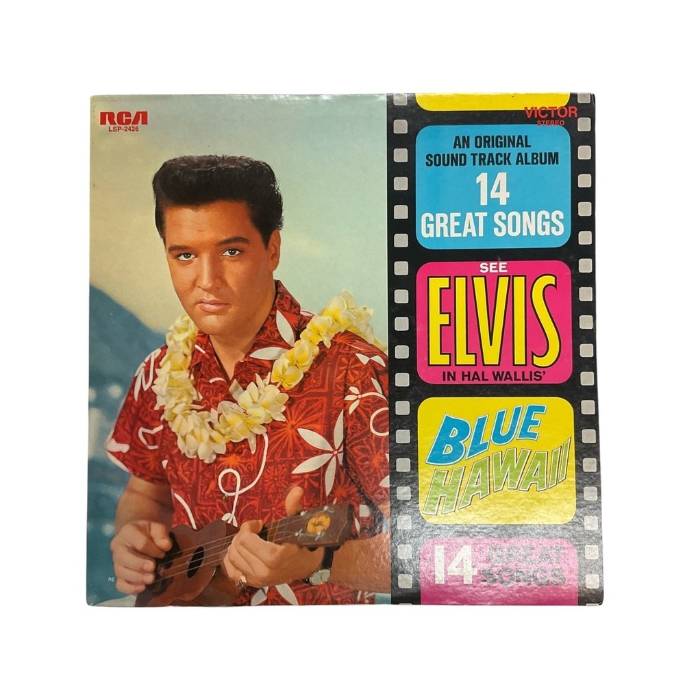Elvis Presley Blue Hawaii Original Soundtrack Vinyl LP RCA Victor LSP-2426 OS